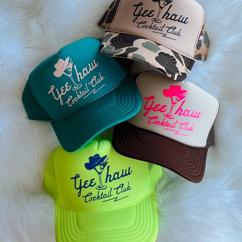 United States Cocktail Club Embroidered Hat