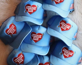 American Made Embroidered Trucker Hat