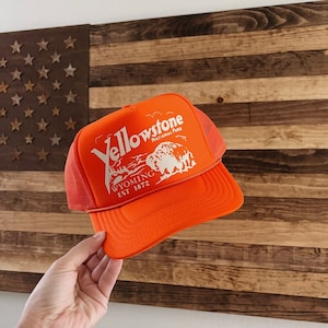 Retro Yellowstone Trucker Hat