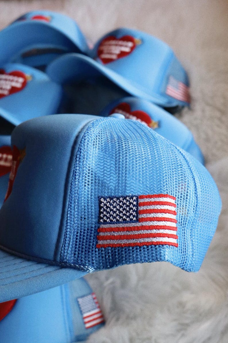 American Made Embroidered Trucker Hat image 2