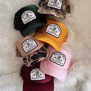 Wilder Made Cowgirl Club Patch Trucker Hat