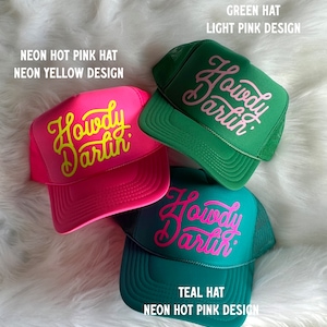 Howdy Darlin' Customizable Trucker Hat image 2