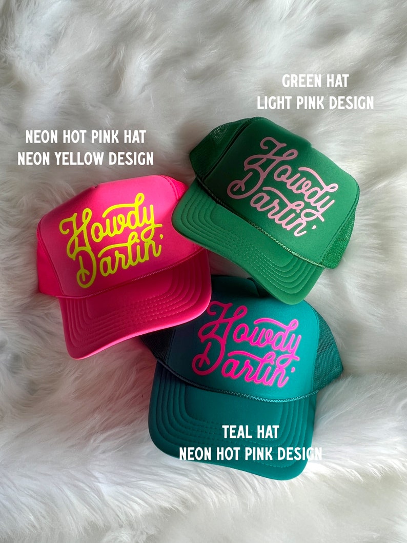 Howdy Darlin' Customizable Trucker Hat image 2