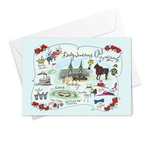 Derby Traditions Decorative Map Card