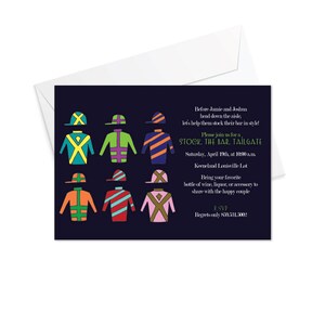 Silks Horse Racing Invitation