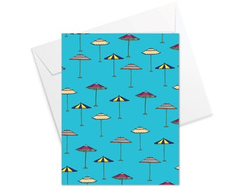 Sun-brella Fold Over Note Cards