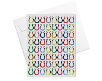 Horseshoe Fold Over Note Cards