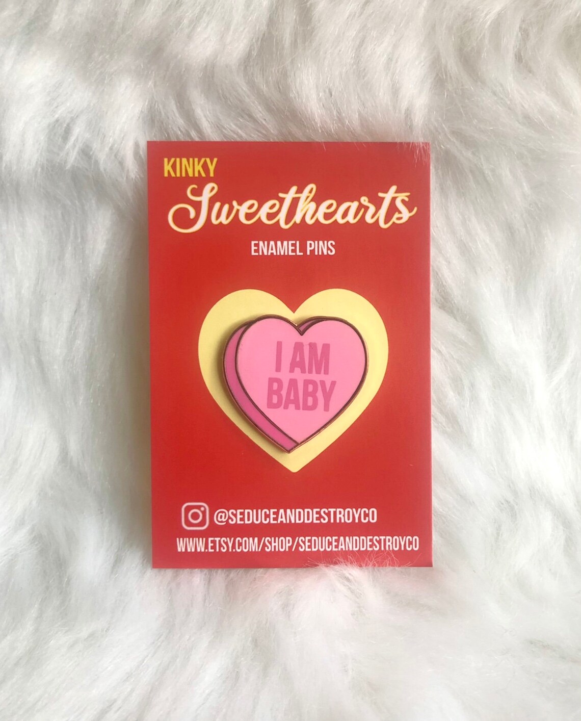 Kinky Sweethearts Enamel Pins Valentine's Day Gift Hard | Etsy
