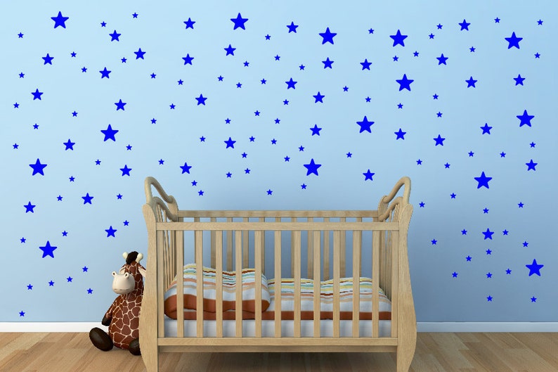 White Star Wall Decals3size Star Decals for Walls135 Pieces Etsy
