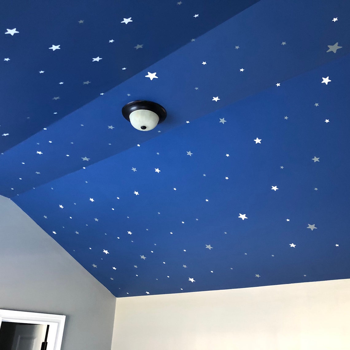 White Star Wall Decals3size Star Decals for Walls135 Pieces Etsy