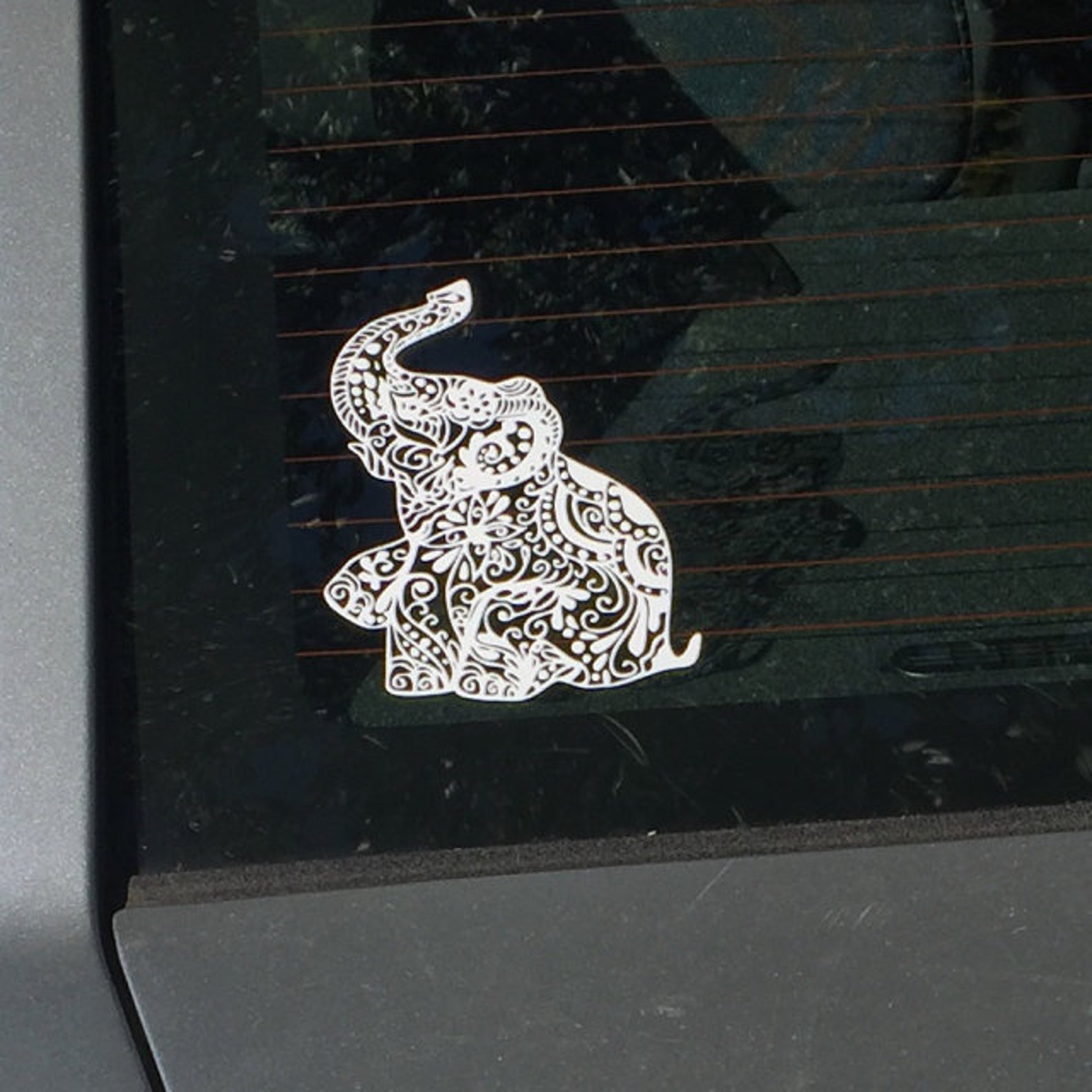 Elephant Car window decalelephant decal Bumper Sticker for Etsy