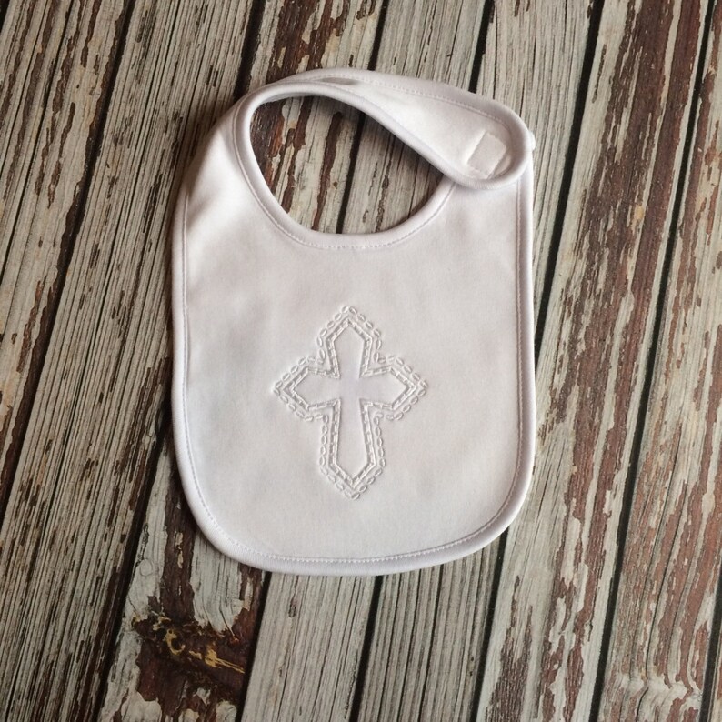 Christening Bib Boy Bib Boy Christening Bib Baptism Gift Etsy