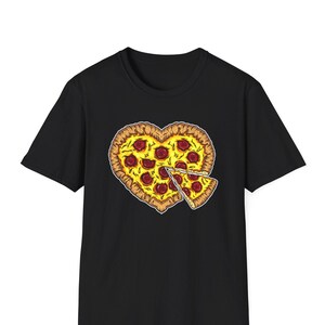 I Love Pizza Tshirt, Funny Pizza T Shirt, Pizza Is Love Tee, Gift for Pizza Lover, Printed On Soft Ringspun Cotton, Mens Womens