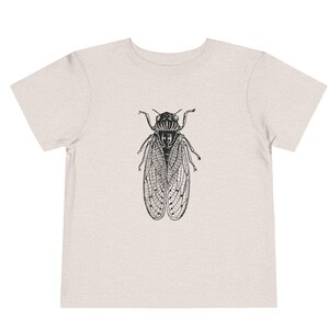 Cicada Tshirt, Bug T Shirt, Insect Tee, Printed on Soft Ringspun Cotton, Toddler
