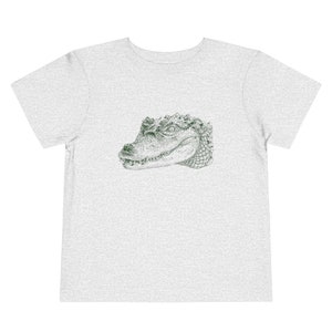 Crocodile Tshirt, Safari Animal T Shirt, Zoo Animal Tee, Australian Animal, Printed on Soft Ringspun Cotton, Toddler