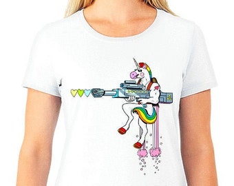 UNISEX GRUNGE FUNNY RAINBOW Rude BLOG I/'M A F***ING UNICORN T-SHIRT