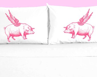 Pig pillowcases | Etsy