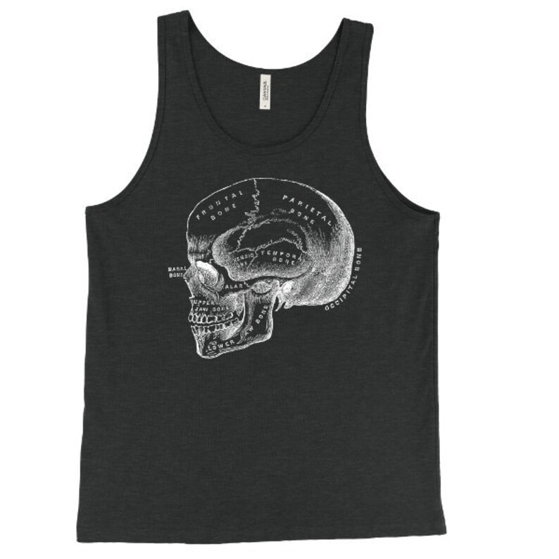 Anatomical Skull Tank Top Anatomy Tank Medical Doctor - Etsy
