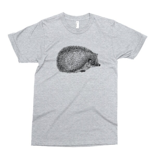 Kids Shirt Hedgehog Tshirt Forest Animal T Shirt Woodland | Etsy