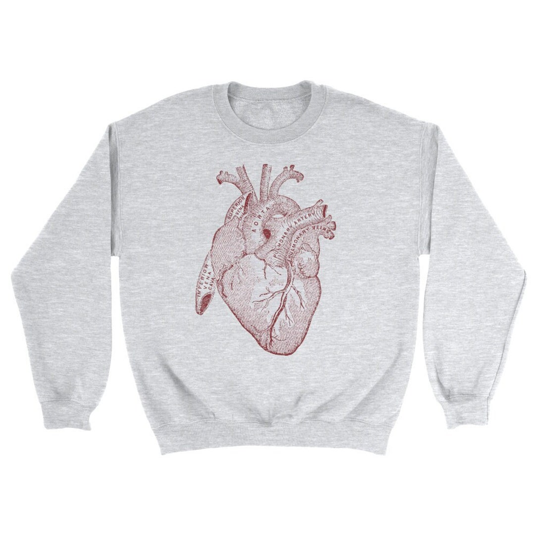 Buy Anatomical Heart Sweatshirt Anatomy Sweater Horror Medical Online in  India 