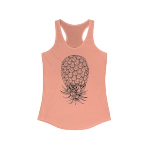 Upside Down Pineapple Tank Top, Swinger Tank, Lifestyle Swinger Party, Womens