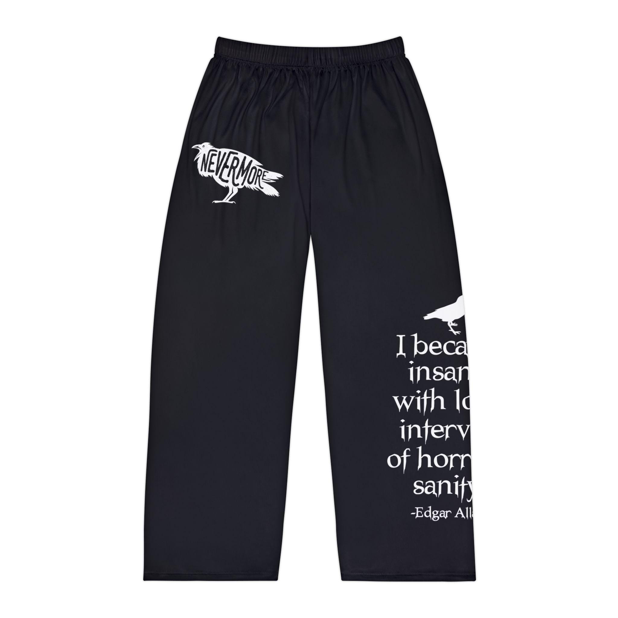 【人気急上昇】 Poe Allan Edgar Pajama Became I Gothic Pjs, Raven Pants, パンツ