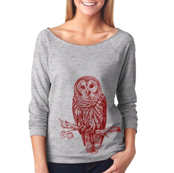 Womens owl sweatshirt Clearance