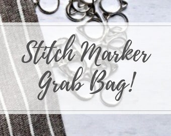 Ring Knit Progress Keeper Grab Bag: No-Snag Stitch Markers