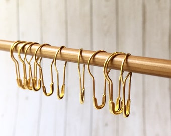 Pear Stitch Markers: Knitting and Crochet Pin Markers, Set of 50