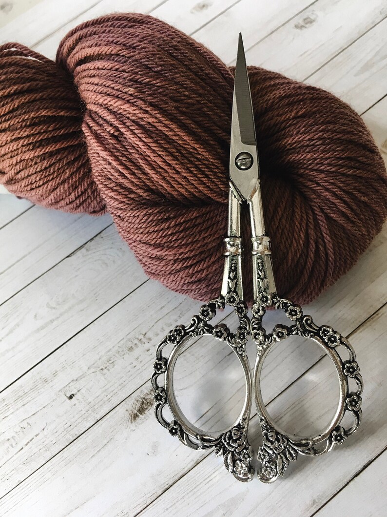 Vintage Antique Inspired Ornate Floral Yarn Scissors Thread Etsy