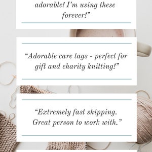 Handmade Cute Sheep Care Tags DOWNLOAD Handmade Knit or Crochet Care Instructions Tag For Handmade Clothing in Vector PDF and PNG Files image 4