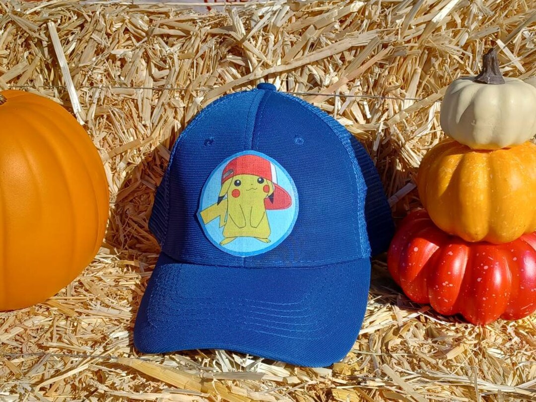 Pokemon Hats, Pikachu Jigglybuff Gengar Mens Women Hat Trucker Hat Mesh