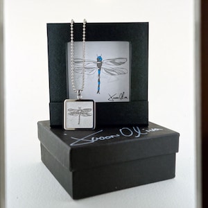 Dragonfly necklace/ dragonfly jewelry/ dragonfly gifts/ dragonfly pendent/ silver jewelry/ dragonfly charm / silver necklace/ jason oliva