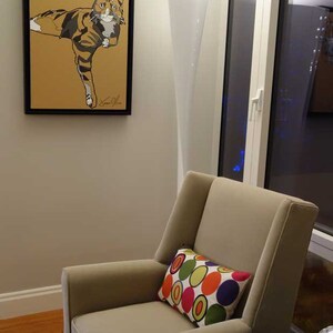 Tabby-Katze Wand hängen, Cool Cat Art, Kinder Katze-Malerei Bild 5