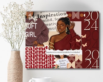 2024 Inspirational Calendar |  8.5x11 | Hanging Wall Calendar