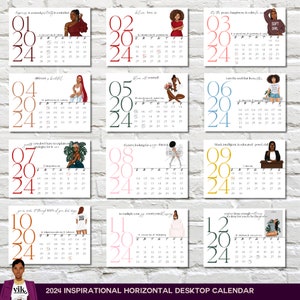 2024 Inspirational Easel Desk Calendar image 3