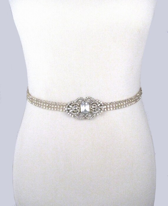 rhinestone belt sash