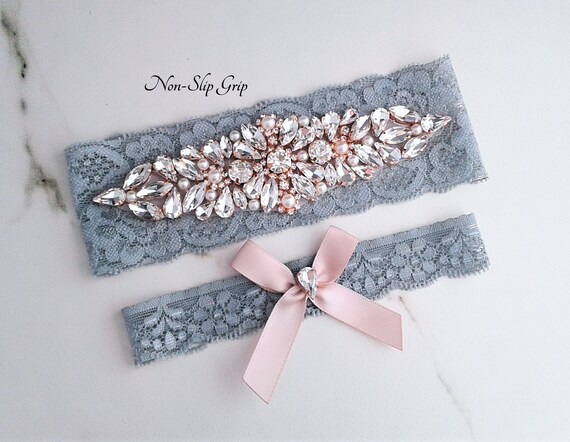 Dusty blue garter Clearance