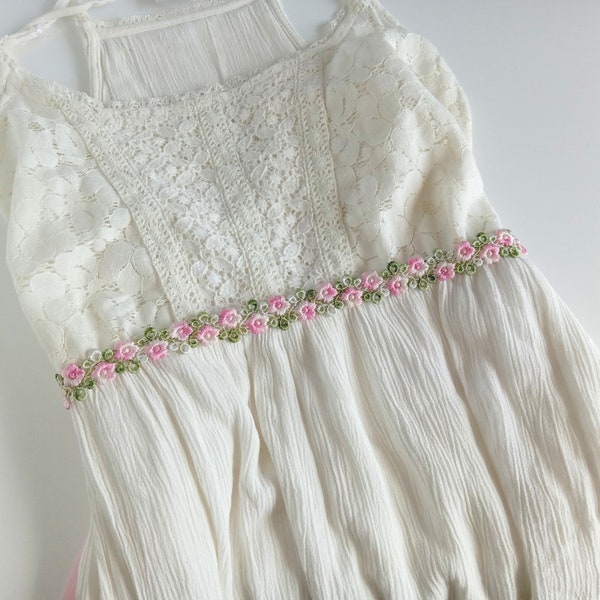 Pink Flower Girl Dress Sash, Floral Bridal Belt, Wedding Accessories, Embroidery Sash for Kids and Adults