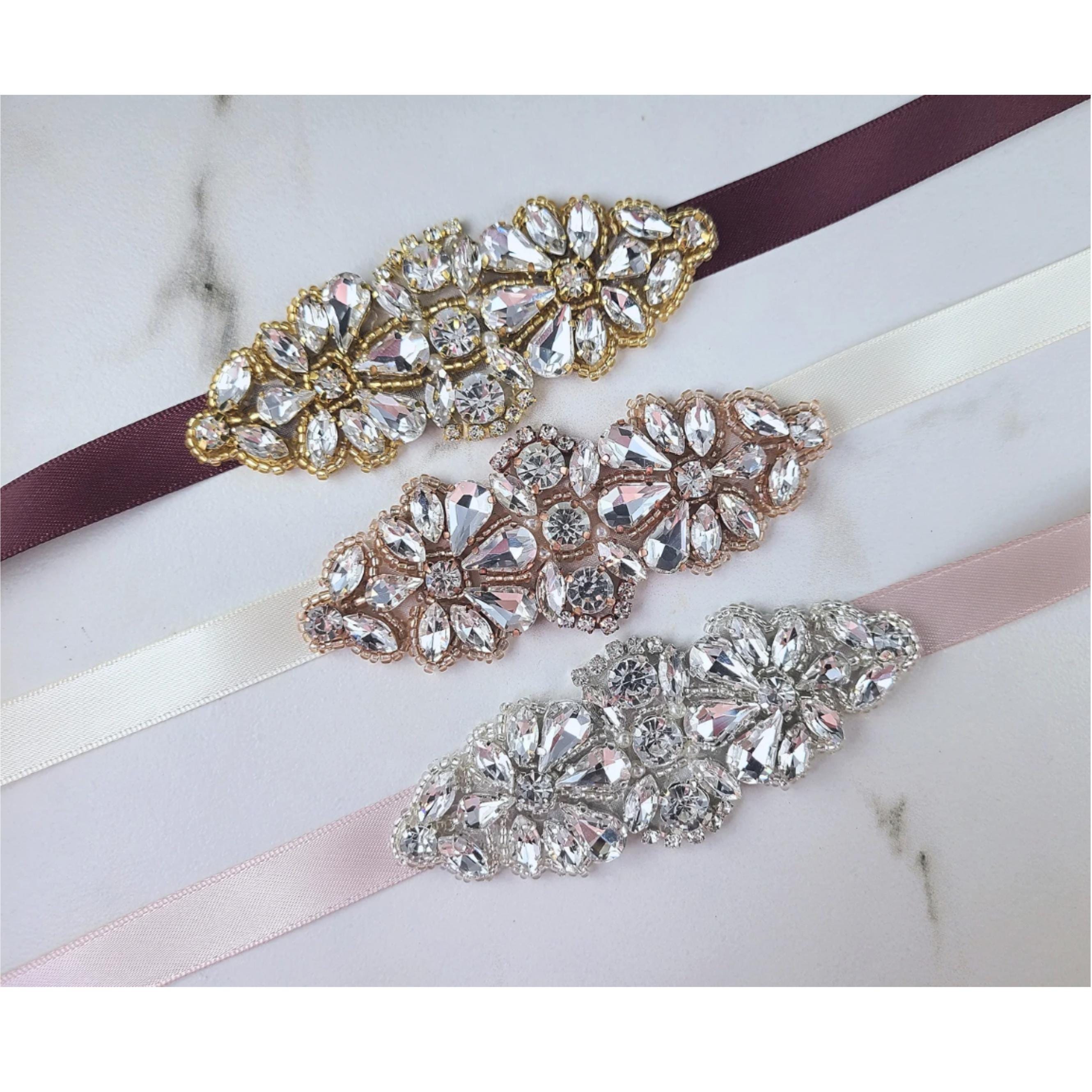 Crystal Beaded Belt - Etsy