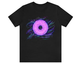 Donuts in Space - Unisex Jersey Short Sleeve Tee