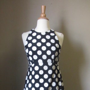 1980s black & white polka dot sundress | 80s does 50s