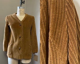 1960s brown corduroy jacket