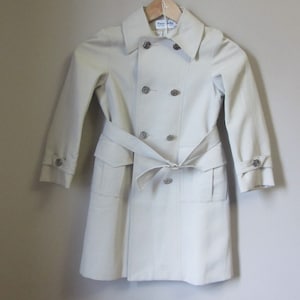 1970s Pierre Cardin trench coat ⦿ 60s 70s kids jacket