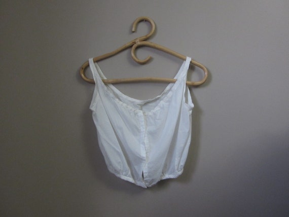 1910s antique edwardian cotton camisole - image 1