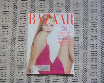 Vintage Harper's Bazaar Magazine : July 1994, Cover Model Kirtsy Hume