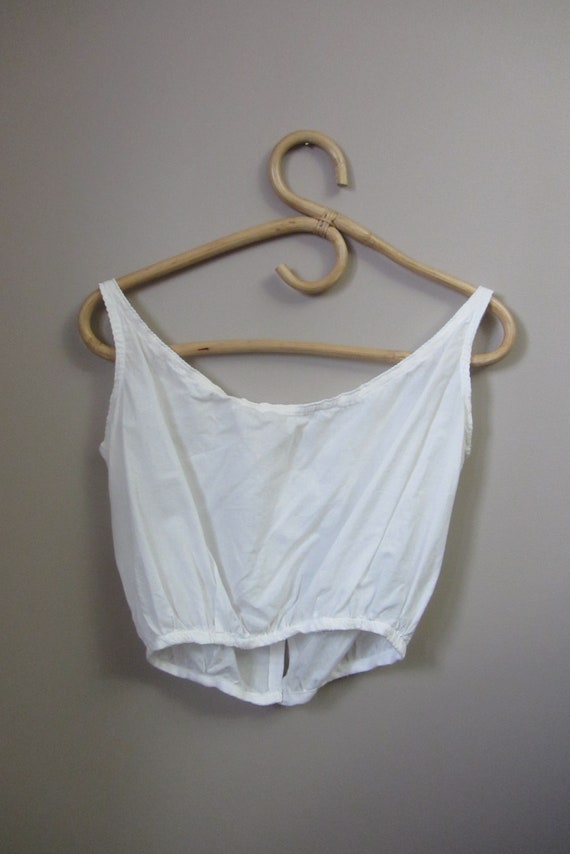 1910s antique edwardian cotton camisole - image 3