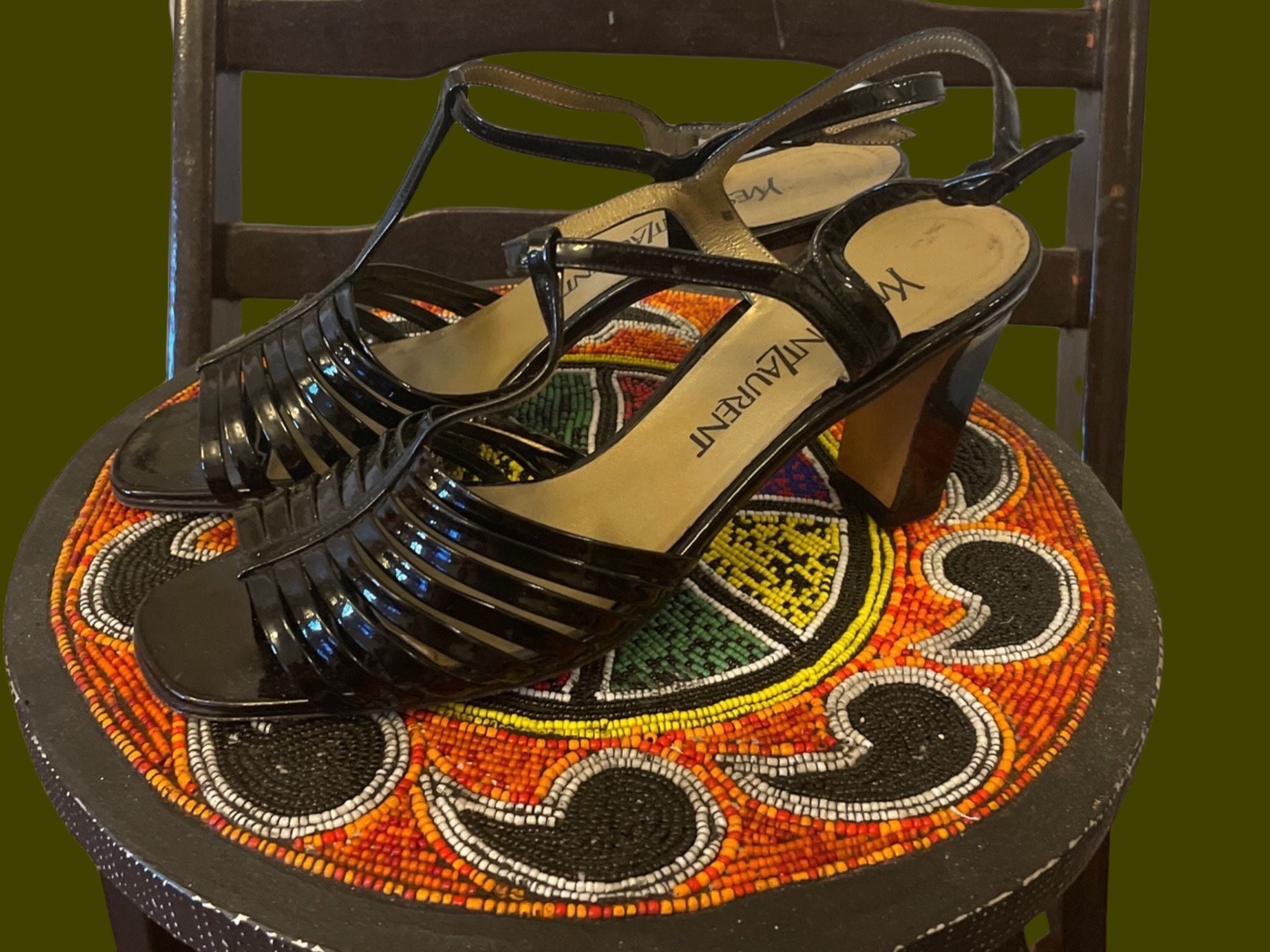 1990s Yves Saint Laurent Sandals | 90's High Fashion - Etsy