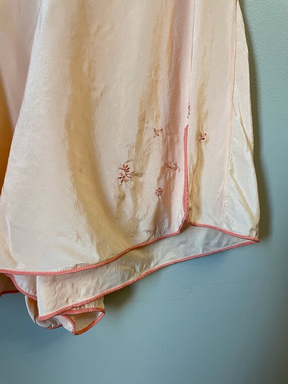 1940s peach silk tap panties • 30's 40's lingerie - image 5