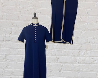 1960s 2pc dress ensemble | 60's Retro Groovy Mod
